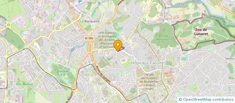 localisation de l'entreprise METAPHY à MONTPELLIER