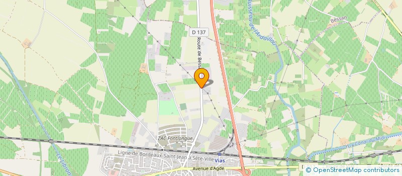 localisation de l'entreprise METAPLO à VIAS