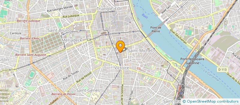 localisation de l'entreprise METAPOLIS à BORDEAUX