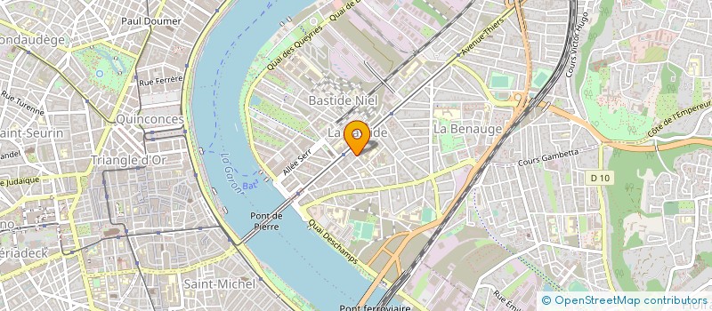 localisation de l'entreprise METAPOLY à BORDEAUX