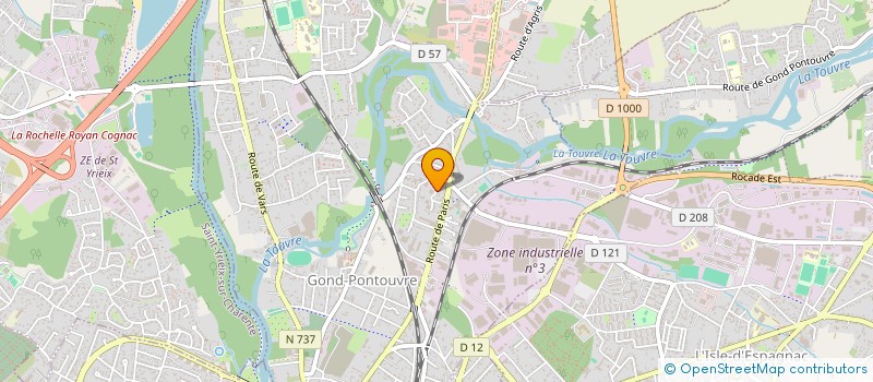 localisation de l'entreprise METAROCKET  GOND PONTOUVRE