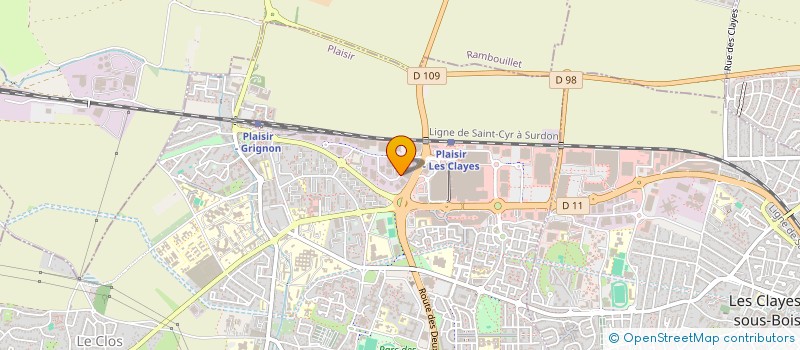 localisation de l'entreprise METASYMBIOSE à PLAISIR