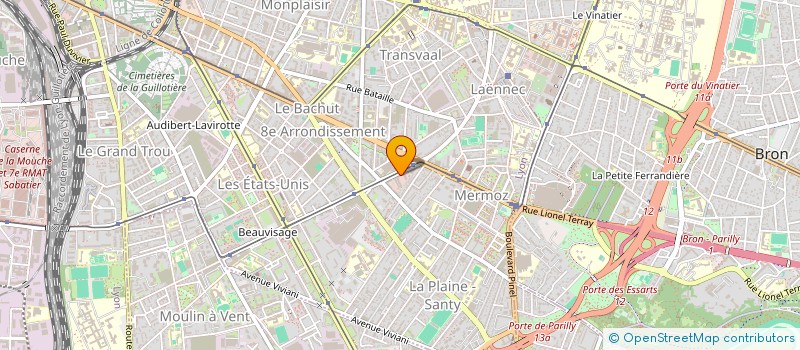 localisation de l'entreprise METASYS FRANCE à LYON