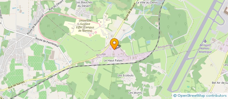 localisation de l'entreprise METATECHNIQUE à BOUAYE