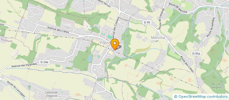 localisation de l'entreprise METATEXT  VIGOULET-AUZIL