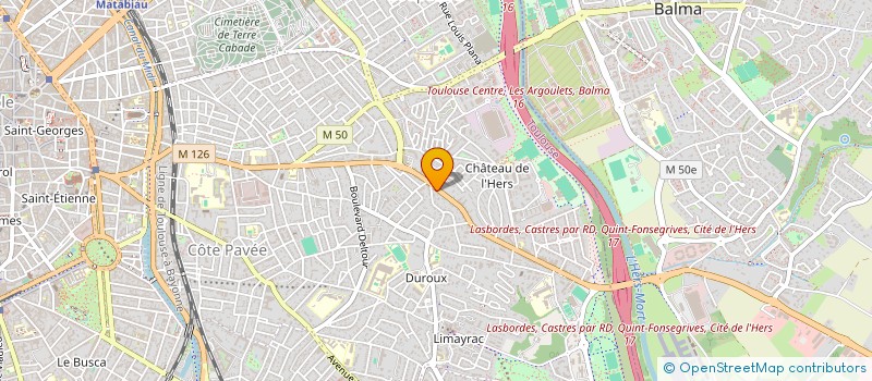 localisation de l'entreprise METATHERAPEUTIX CONSULTING à TOULOUSE