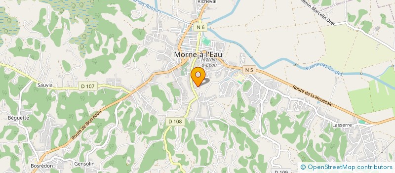 localisation de l'entreprise METATRANSFORM à MORNE A L'EAU