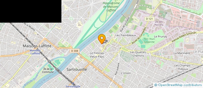 localisation de l'entreprise METATURTLE à SARTROUVILLE
