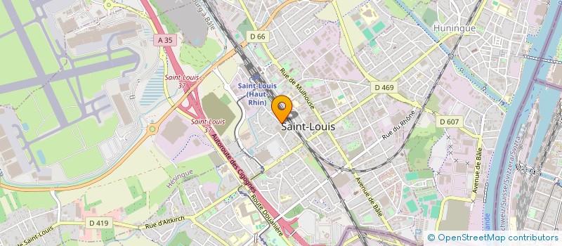 localisation de l'entreprise METAUX BLANCS à SAINT-LOUIS