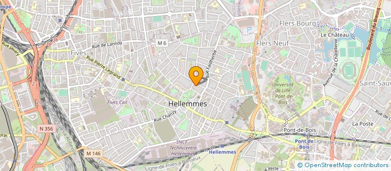 localisation de l'entreprise METAUX NORD RECYCLAGE à LILLE