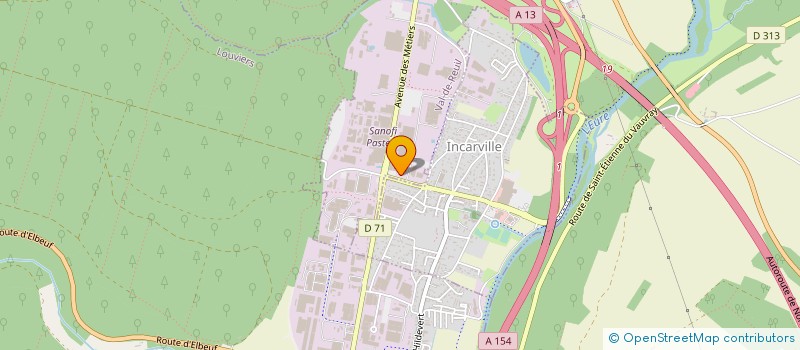 localisation de l'entreprise METAUX POSE  VAL-DE-REUIL