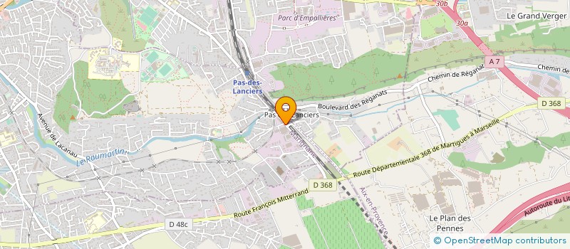localisation de l'entreprise METAUX PRECIEUX RECYCLAGE 13  MARIGNANE