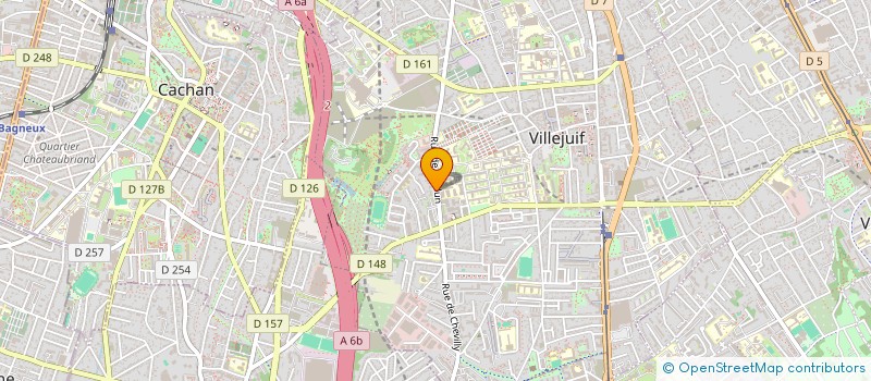 localisation de l'entreprise METAVERT  VILLEJUIF