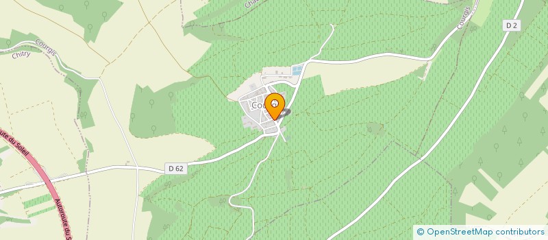 localisation de l'entreprise METAVITI  COURGIS