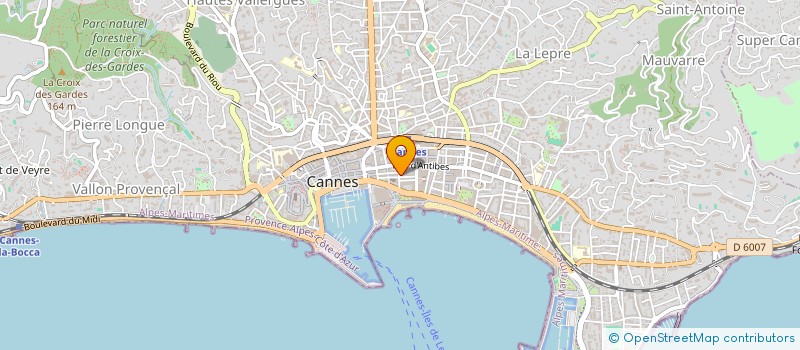 localisation de l'entreprise METAWORLD PRODUCTION à CANNES
