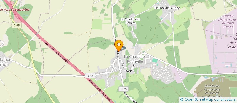 localisation de l'entreprise METAY & CIE  LA CHAPELLE-LONGUEVILLE