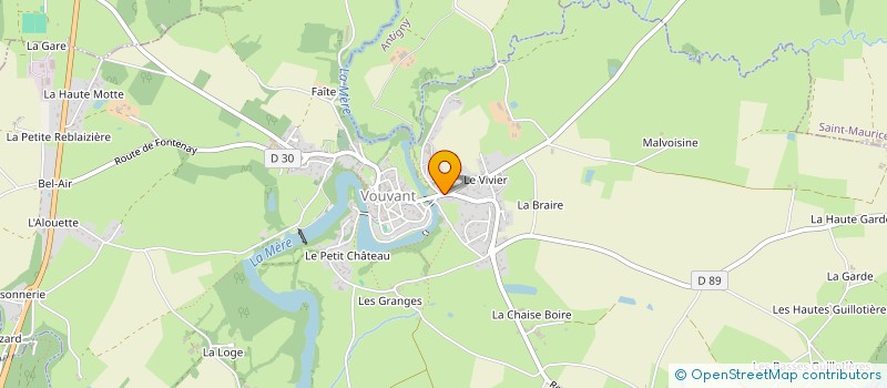 localisation de l'entreprise METAY PHELIPPEAU MAC. à VOUVANT