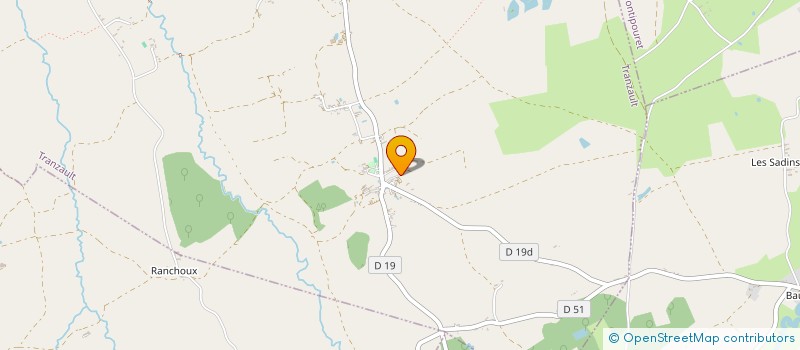 localisation de l'entreprise METAYAGE BERNARDET à TRANZAULT