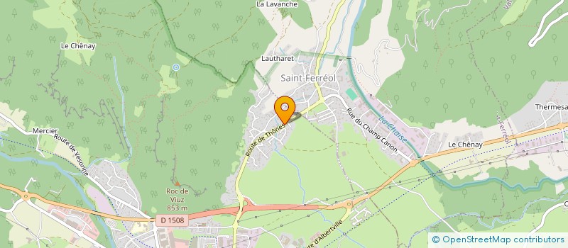 localisation de l'entreprise METAYAUTE  FAVERGES-SEYTHENEX