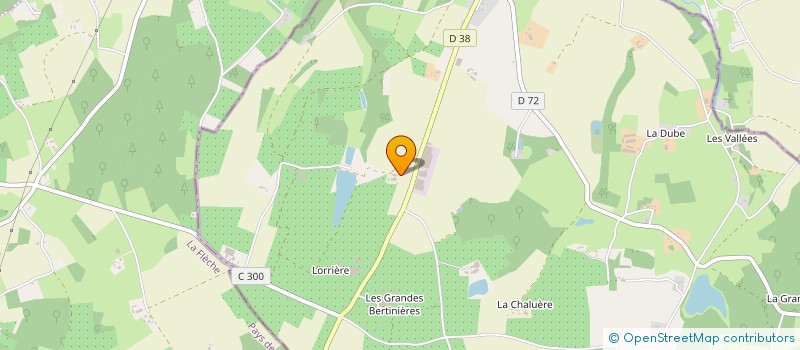 localisation de l'entreprise METAYER à SAINT-AUBIN-LE-DEPEINT