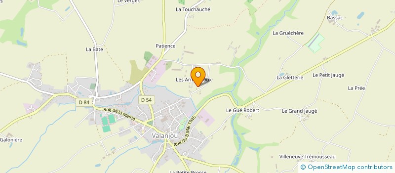 localisation de l'entreprise METAYER LOIC à CHEMILLE-EN-ANJOU