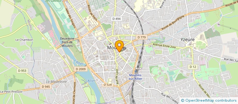 localisation de l'entreprise METAYER MERMOZ MAISON DE VENTES AUX ENCHERES MOULINS à MOULINS