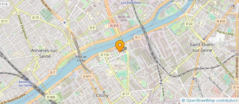 localisation de l'entreprise METAZIK à CLICHY