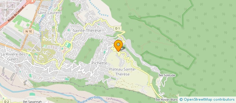 localisation de l'entreprise METECH à LA POSSESSION