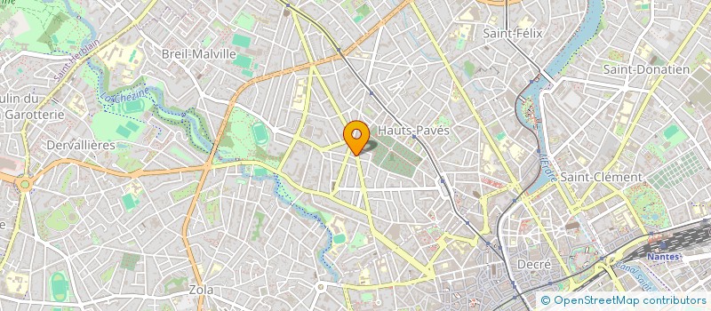 localisation de l'entreprise METELION à NANTES