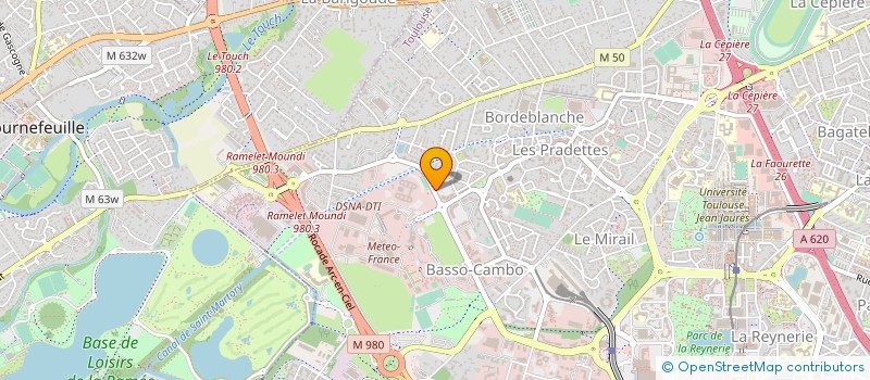 localisation de l'entreprise METEO-FRANCE INTERNATIONAL  TOULOUSE