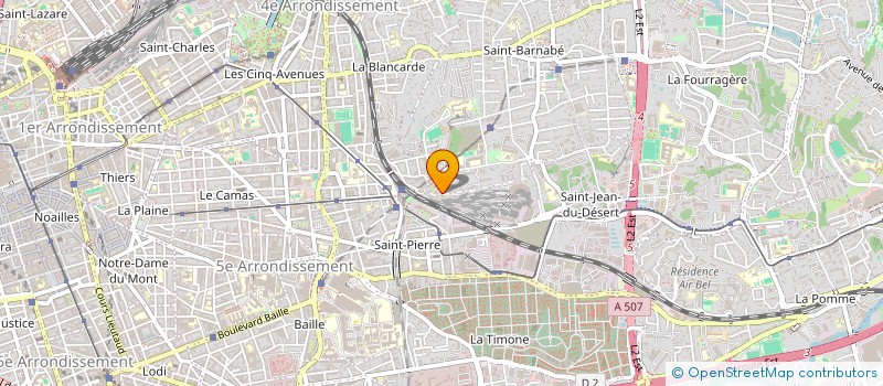 localisation de l'entreprise METEO HABITAT à MARSEILLE