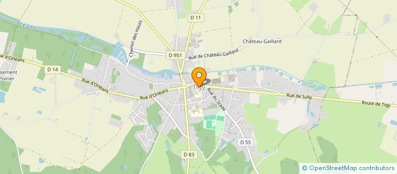 localisation de l'entreprise METEO TIGY à TIGY