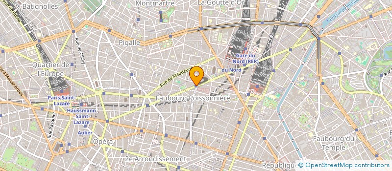 localisation de l'entreprise METEOR 42  PARIS