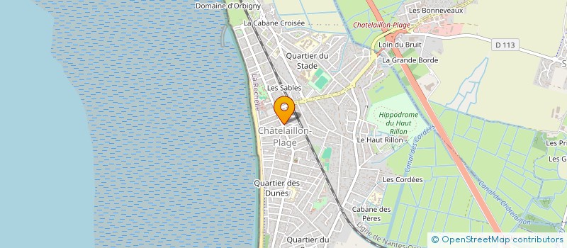 localisation de l'entreprise METEOR SHOWER PRODUCTION. à CHATELAILLON-PLAGE