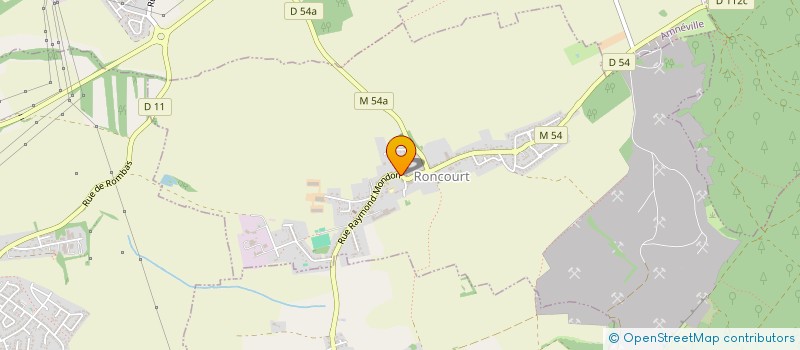 localisation de l'entreprise METEORA INVEST  RONCOURT