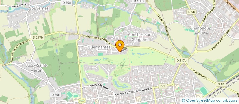 localisation de l'entreprise METEORE  GUERMANTES