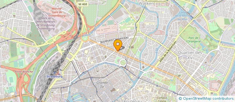 localisation de l'entreprise METEST à STRASBOURG