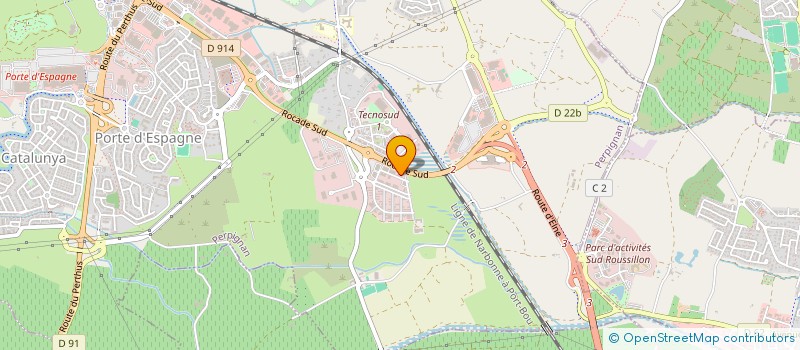 localisation de l'entreprise METEX EOLE à PERPIGNAN