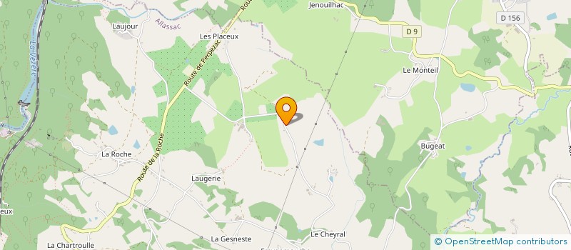 localisation de l'entreprise METH'ALLASSAC BIOGAZ à ALLASSAC