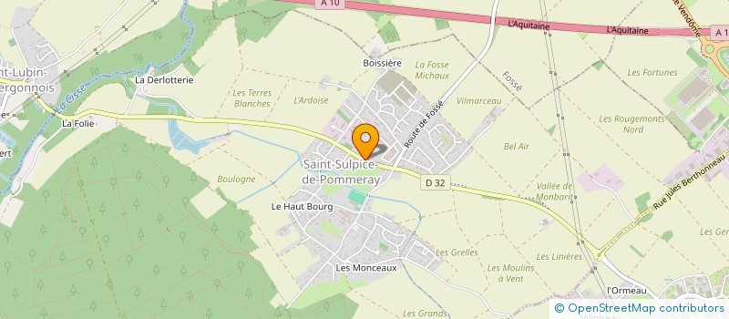 localisation de l'entreprise METHA BLOIS NORD à SAINT-SULPICE-DE-POMMERAY