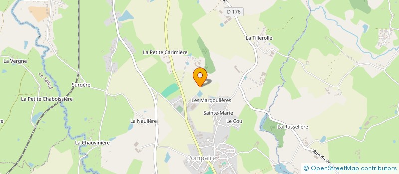 localisation de l'entreprise METHA BRESSANDIERE à POMPAIRE