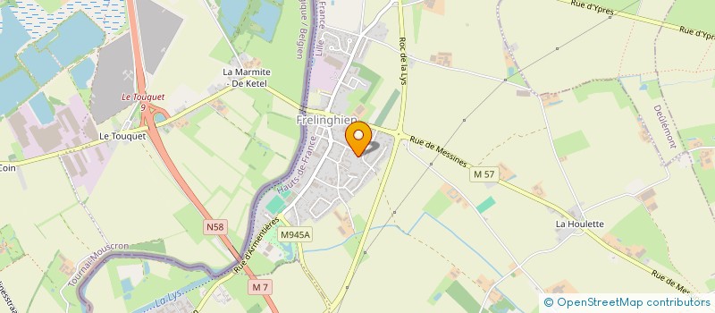 localisation de l'entreprise METHA DE LA CROIX AU BOIS  FRELINGHIEN