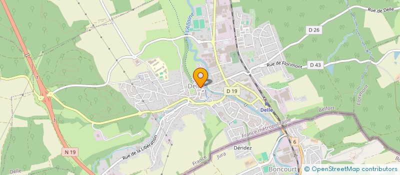 localisation de l'entreprise METHA DE LA SUARCINE  SUARCE