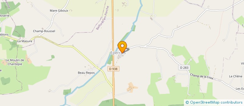 localisation de l'entreprise METHA DES PRES à BELFORET-EN-PERCHE