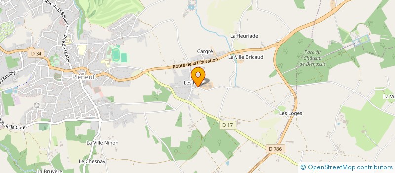 localisation de l'entreprise METHA DES RABAIS à PLENEUF-VAL-ANDRE