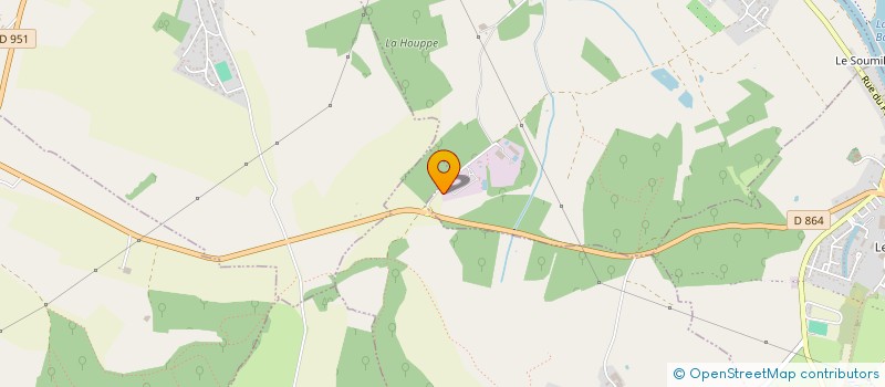 localisation de l'entreprise METHA - GAROTERIE  CHALANDRY-ELAIRE