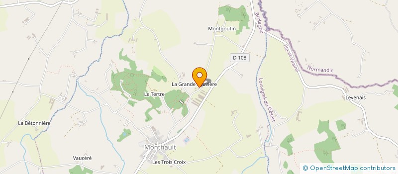 localisation de l'entreprise METHA ROCHER à MONTHAULT