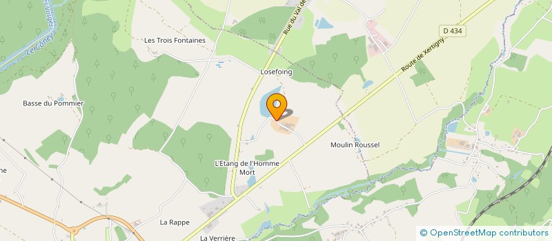 localisation de l'entreprise METHA VALDEVOGE à LA VOGE-LES-BAINS