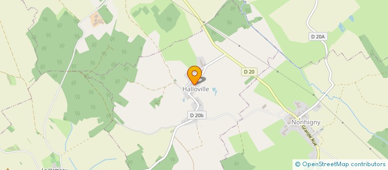 localisation de l'entreprise METHA VALLEE DU VACON à NONHIGNY