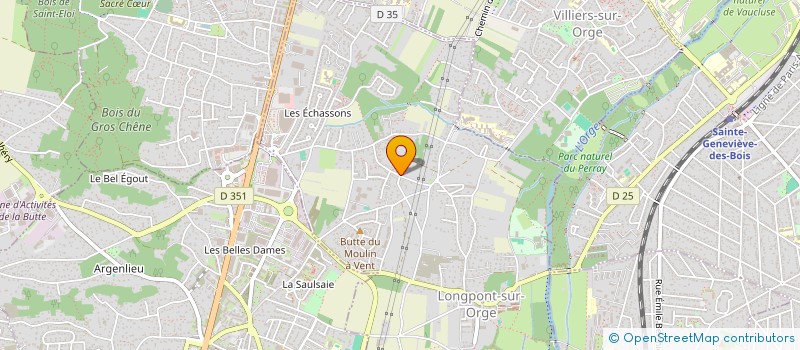 localisation de l'entreprise METHALANDES  MONTLHERY